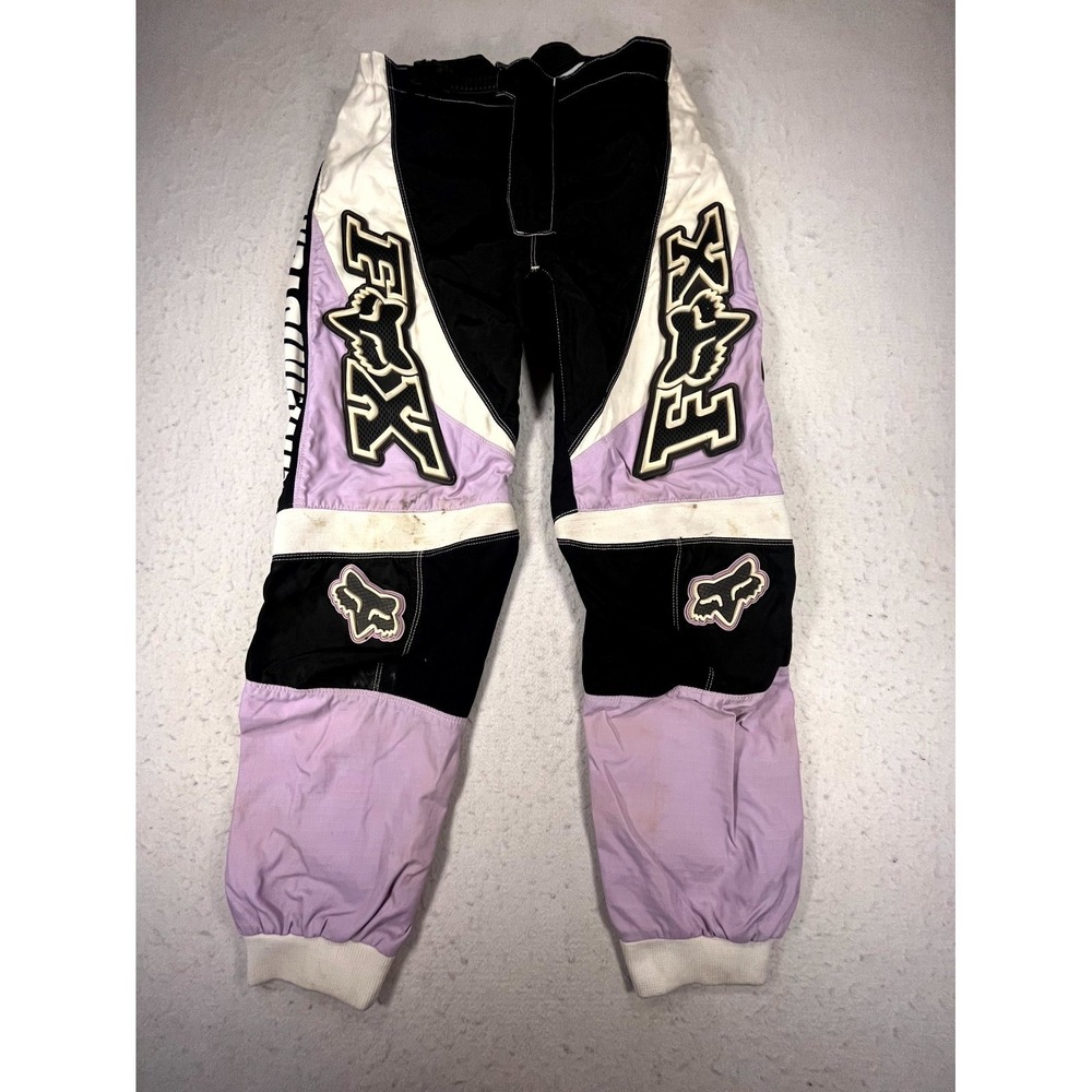 Fox Racing 180 Motocross Pants Youth 11/12 Purple Black Performance MX BMX Gear